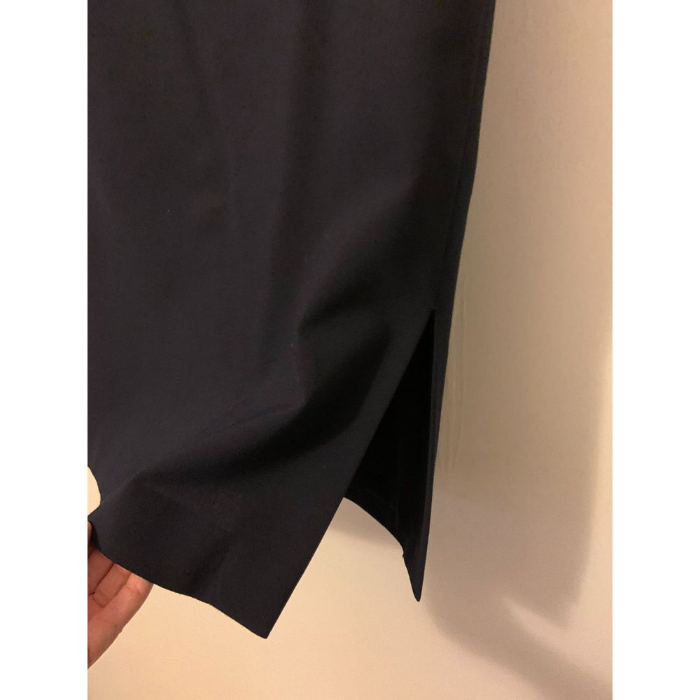 Ann Taylor Pencil Skirt Blue Size 6 Side Slit - Picture 3 of 11